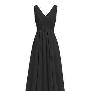 Bridesmaids dress, black, size 14 (fits like a 12), Im 5’8” tall. Worn once